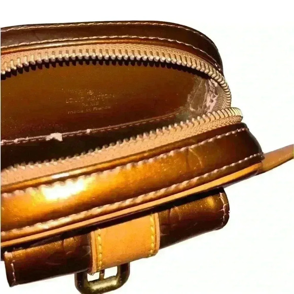 Louis Vuitton Authentic Vernis Christie PM Bronze Patent Leather Crossbody Bag - Picture 5 of 15